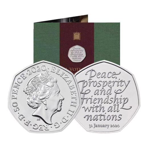 霍金纪念币+脱欧纪念币（英国皇家造币厂发行） 商品图2