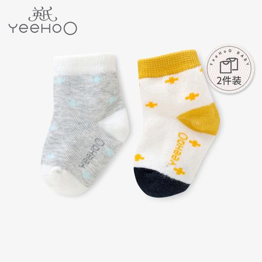 英氏婴儿英针四季袜宝宝袜子 (2双装) YIWGJ00015A01 商品图0