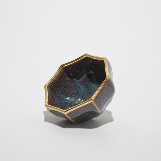 龙德堂陶艺 范泽锋烧 星月 天目盏《庄子八则金边》 库存咨询客服 商品图4