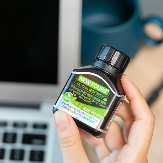 「口臭清新丸」新四联抗幽门螺杆HP薄荷爆珠香口丸 口气珠  清新口气 香卫丸40粒/瓶 商品图1