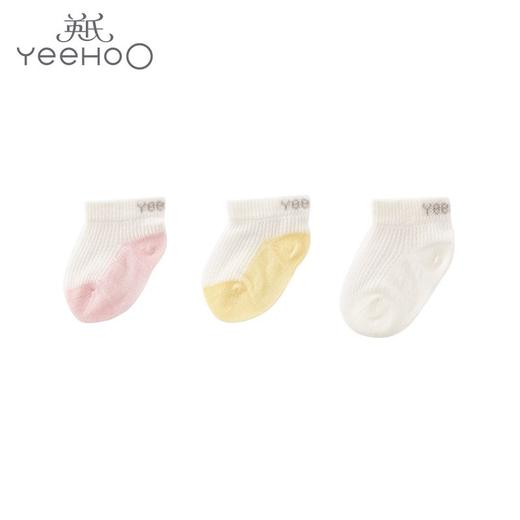 英氏薄短袜男女宝宝网眼柔软透气袜YIWGJ20012A01 YIWGJ20013A01 商品图4
