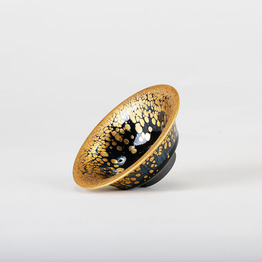 龙德堂陶艺 范泽锋烧 星月 金油滴(撇口)盏(库存请咨询客服) 商品图4
