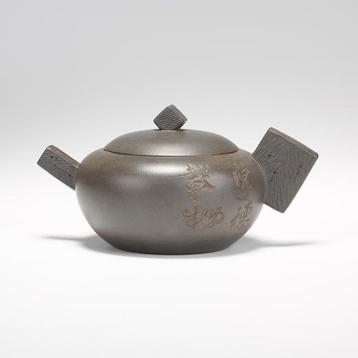 龙德堂陶艺 陈宗宝制 《金月尺》 青段 450cc 还原烧(库存请咨询) 商品图3