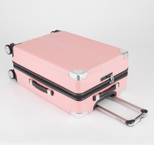 银座pc材质加厚拉杆箱 商务休闲 拉链箱静音万向轮旅行箱A-9058L 商品图5