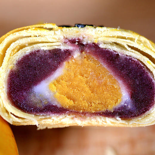 【传统手艺古法烹制 雪媚娘蛋黄酥】食材营养丰富 层，层美味酥软可口 商品图3