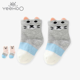 英氏婴儿宝宝袜子四季卡通棉袜 YIWAJ20005A01 YIWAJ20006A01