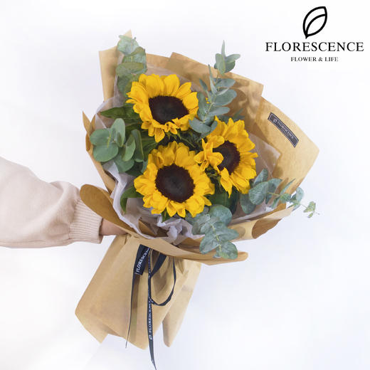 【花期】99元暖阳韩式混搭花束 商品图0