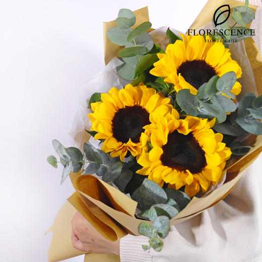 【花期】99元暖阳韩式混搭花束 商品图1