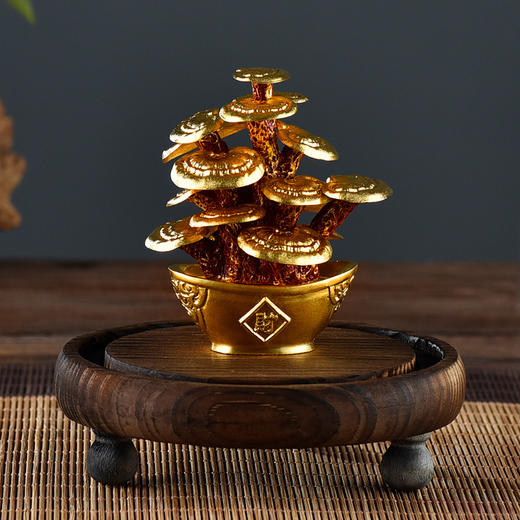 金陵金箔延年松仿真盆景 商品图4