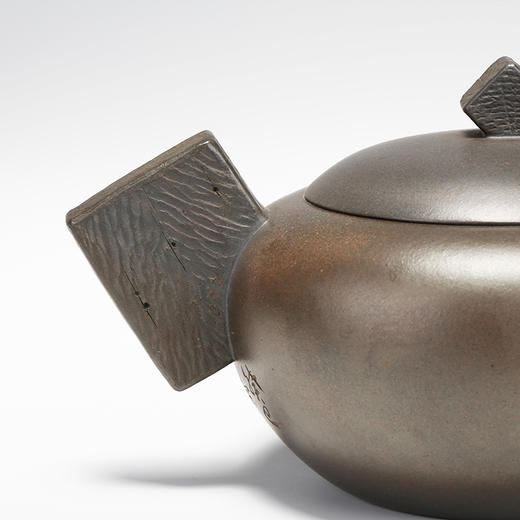 龙德堂陶艺 陈宗宝制 《金月尺》 青段 450cc 还原烧(库存请咨询) 商品图4