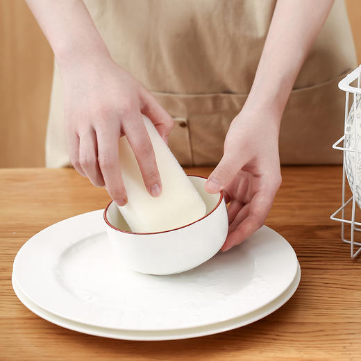 FaSoLa 双面百洁布 家用厨房海绵洗碗布洗锅清洁去污神器12片装 商品图4