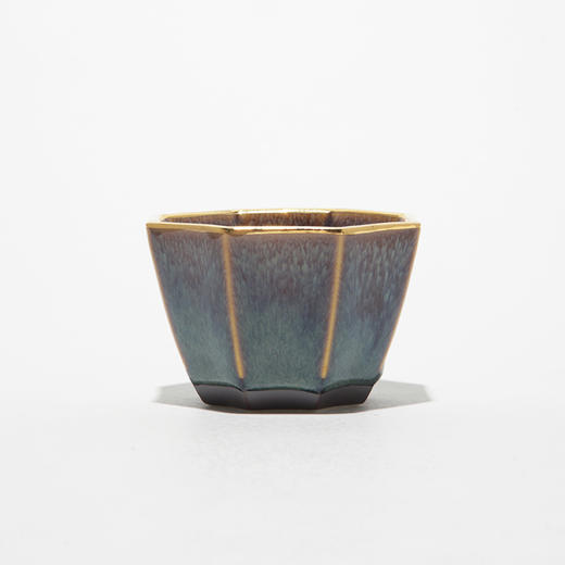 龙德堂陶艺 范泽锋烧 星月 天目盏《汉风八韵金边》 库存咨询客服 商品图3