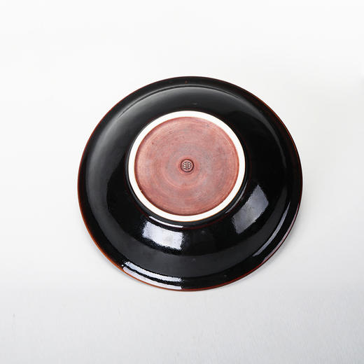 龙德堂陶艺 范泽锋烧 星月 一叶一菩提-玳瑁盘(库存请咨询客服) 商品图4