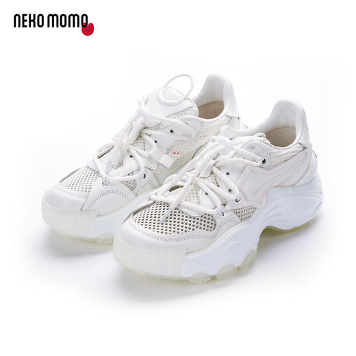 nekomomo2020年春夏新款松糕厚底拼色透气欧美老爹潮鞋M20AM11021 商品图0