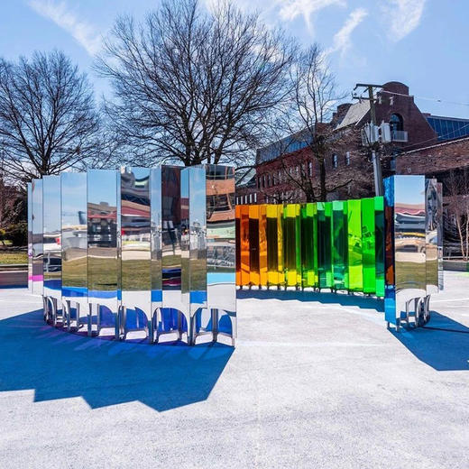 彩虹灯塔户外装置设备