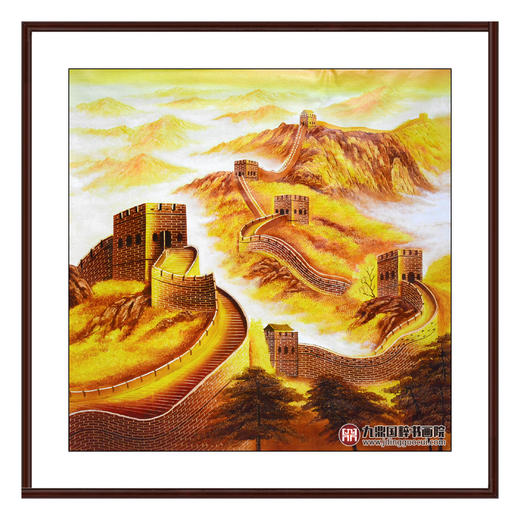 郑一坡《长城》90×90cm 油画斗方作品 办公室/客厅挂画长城作品 商品图0