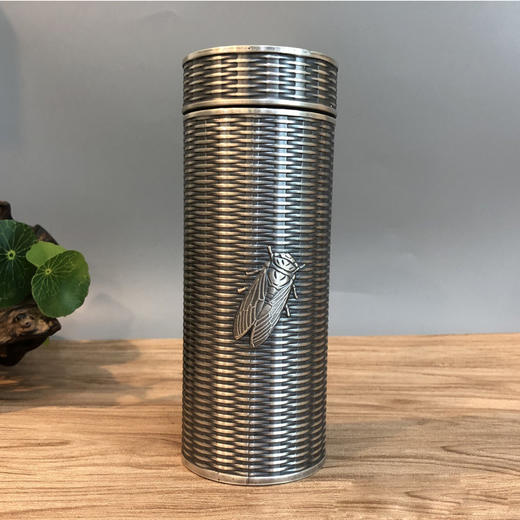 银内胆银水杯999足银保温杯 正品男女情侣杯