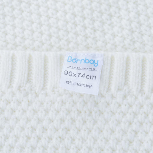 贝贝怡婴幼儿婴童毛毯轻薄保暖儿童针织宝贝盖毯柔软透气吸湿浴巾203P2330 商品图5