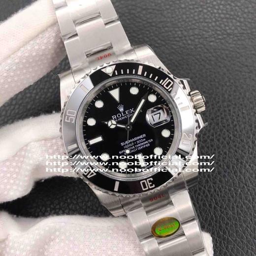 NOOB official劳li士潜航者系列V11升级版黑水鬼，Cal.3135机芯，整个陶瓷圈脱胎换骨，蓝色游丝，进口KIF避震器，男士腕表，自动机械机芯，精钢表带，密底。 商品图2