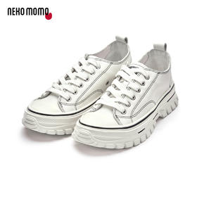 nekomomo2020秋季新款牛皮经典黑白滑板鞋M20CM30481