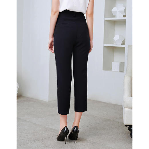 EITIE爱特爱秋季新款通勤职业百搭显瘦修身九分裤铅笔裤女裤6005726 商品图4