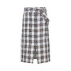 VIMAGE纬漫纪秋款工装格纹显瘦高腰包臀开叉半身裙女裙V1406006 商品缩略图4