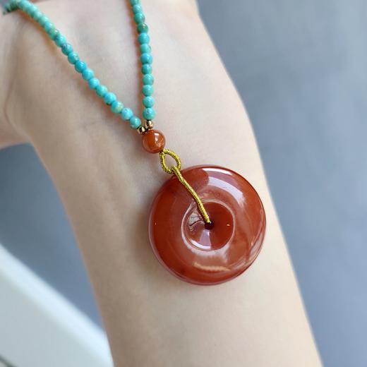 绿松石平安扣项链 商品图2