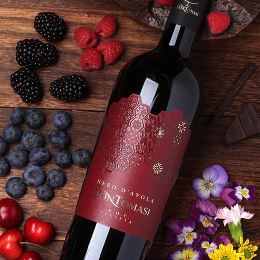 唐托马斯西西里黑珍珠干红葡萄酒 750ml/瓶 意大利原装原瓶进口 商品图2