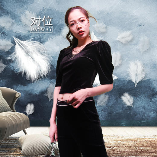 朝子SYX5LM_绒衫_ZK 商品图1