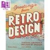 【中商原版】Greetings from Retro Design英文原版 来自复古设计的问候：数十年来复古图案 商品缩略图0