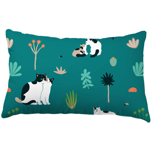 【幸运土猫】青翠喵如茉全棉纯棉猫三四件套件柔软被套原创设计 商品图4