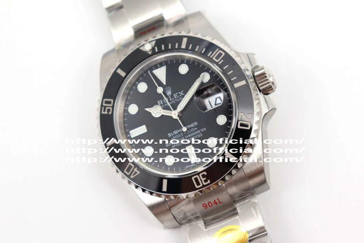 NOOB official劳li士潜航者系列V11升级版黑水鬼，Cal.3135机芯，整个陶瓷圈脱胎换骨，蓝色游丝，进口KIF避震器，男士腕表，自动机械机芯，精钢表带，密底。 商品图12