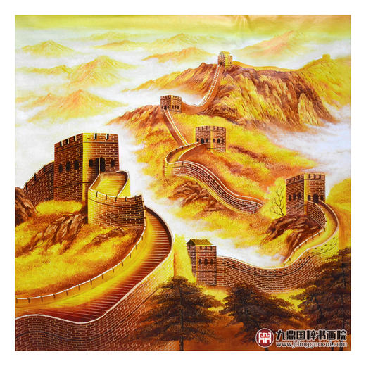 郑一坡《长城》90×90cm 油画斗方作品 办公室/客厅挂画长城作品 商品图1