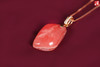 阿根廷红纹石吊坠 镶嵌18k玫瑰金配真钻 商品缩略图3