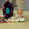 nekomomo2020夏季新款彩虹底运动厚底沙滩ins潮休闲坡跟女凉鞋M20BG23911 商品缩略图3