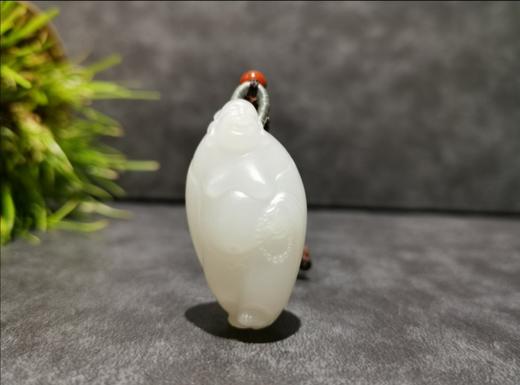 【御珠宫坊】羊脂白玉佛挂件 商品图0