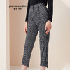 皮尔卡丹女装春季新款黑色波点直筒裤子时尚休闲裤P94TL04B3
 商品缩略图3