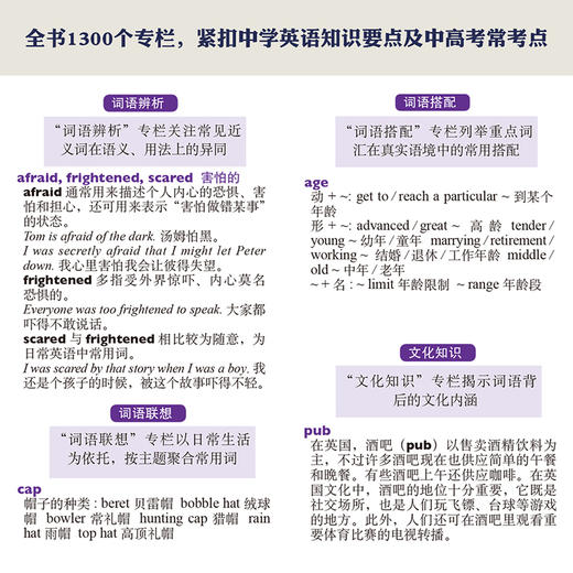 外研社实用多功能英汉词典 紧扣新课标 为中学生量身定制的实用型词典 商品图6