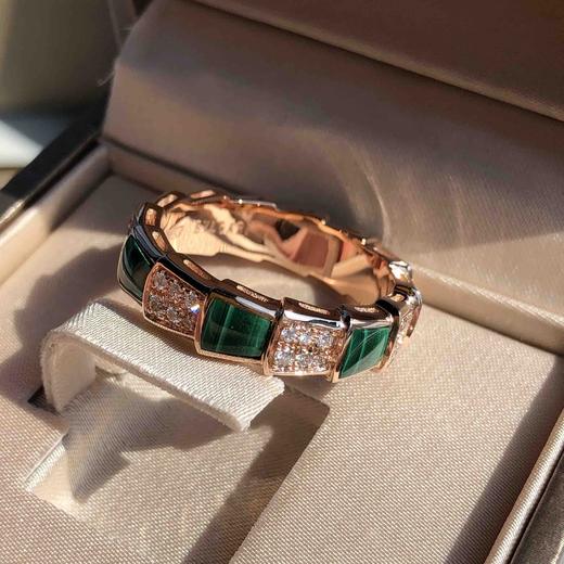 serpentivipep系列双排镶钻蛇戒宽每个尺寸80