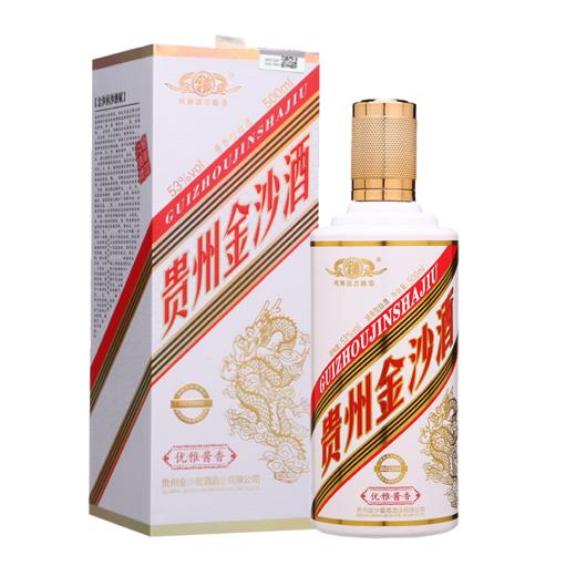 【推荐】清仓 贵州金沙酒 优雅酱香（白）500ml*6 非原箱 商品图1