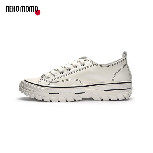 nekomomo2020秋季新款牛皮经典黑白滑板鞋M20CM30481 商品图1