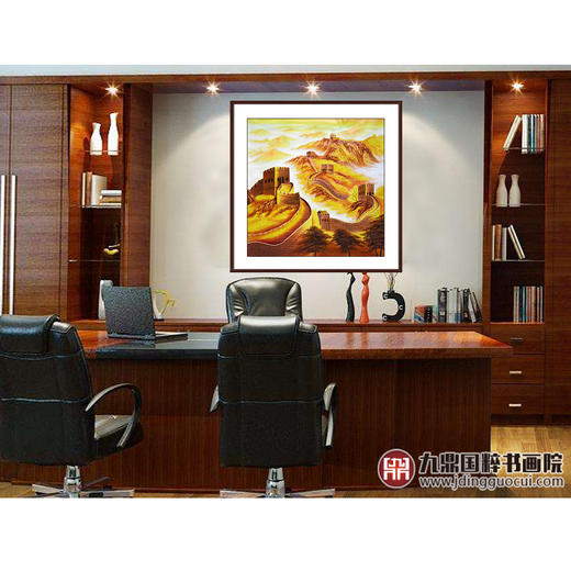 郑一坡《长城》90×90cm 油画斗方作品 办公室/客厅挂画长城作品 商品图2