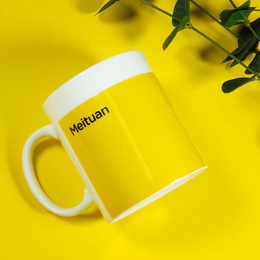 美团黄系列小团骨瓷杯 商品图0