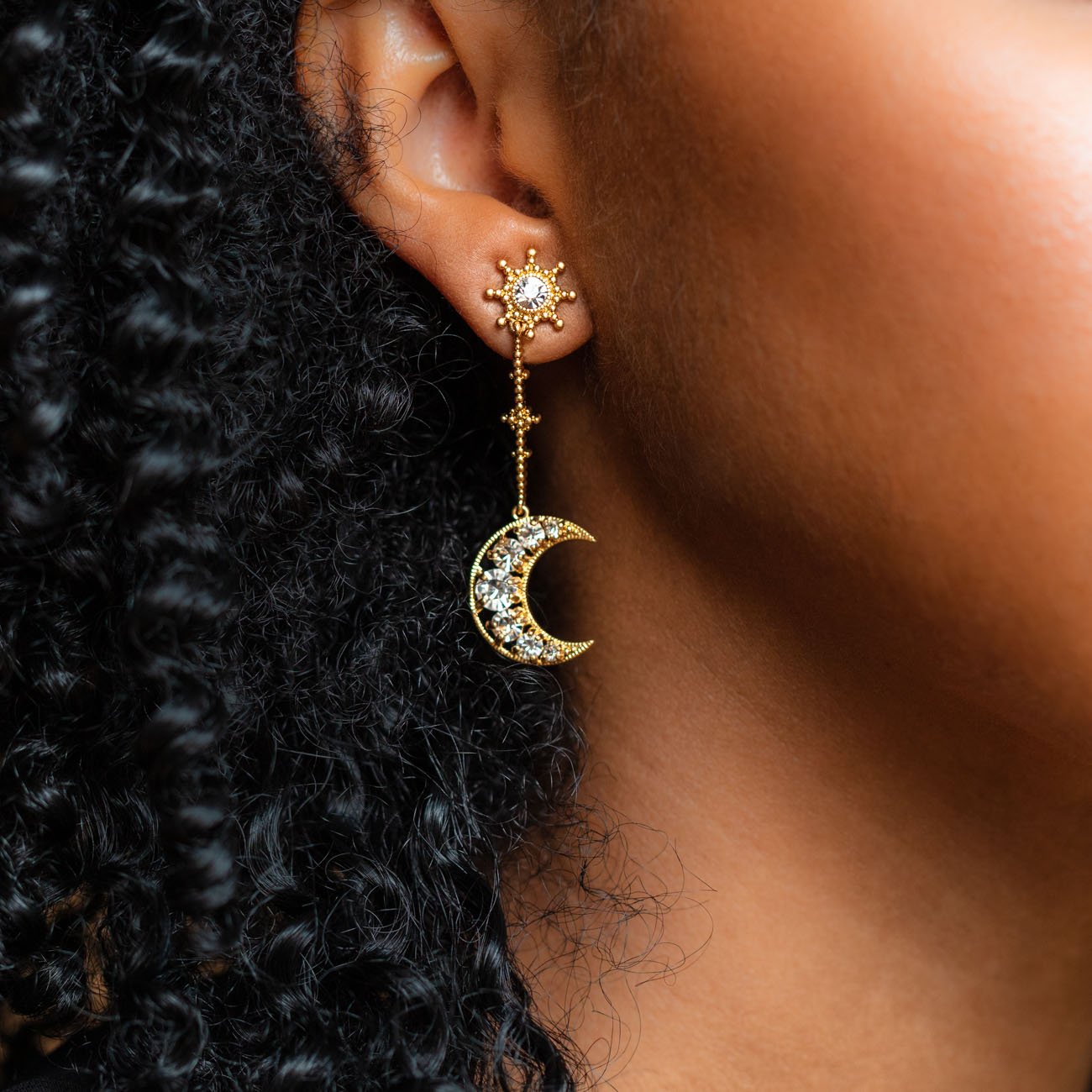 北京仓｜Lulu FROST-HARVEST-Moon Drop 耳环［美国设计师］