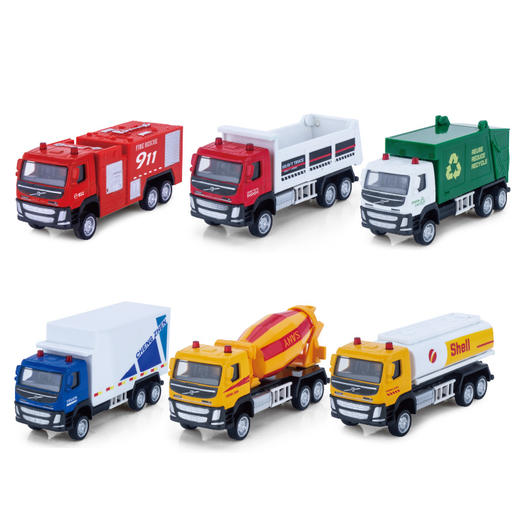 【城市英雄】1:72沃尔沃系列合金工程车 商品图4