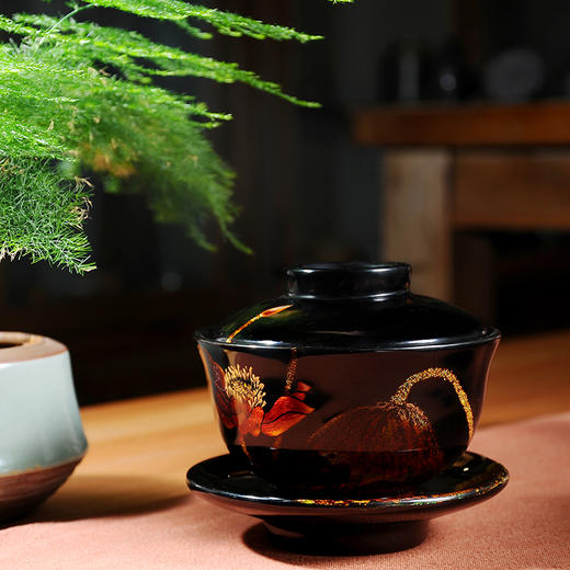 漆艺盖碗茶 商品图2