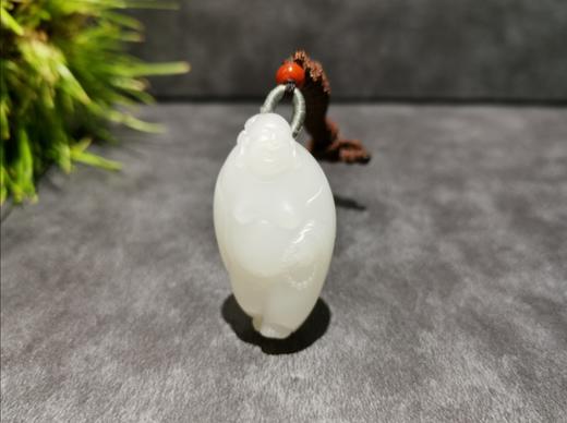 【御珠宫坊】羊脂白玉佛挂件 商品图1