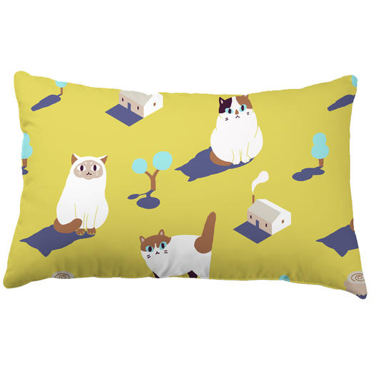 【幸运土猫】芥末喵如茉全棉纯棉猫三四件套件柔软被套原创设计 商品图4