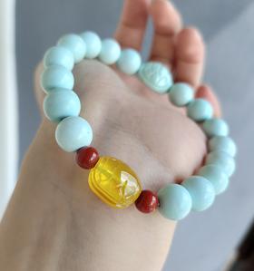 绿松石蜜蜡手串