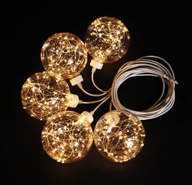 5头铜丝吊灯【运费自理】